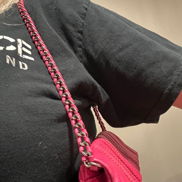 Banana Republic Pink Leather Shoulder Bag - Picture 10 of 10